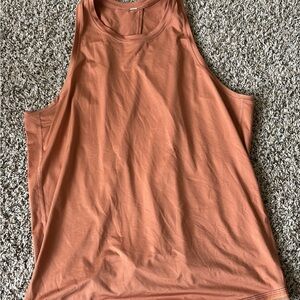 lululemon athletica Rust Scoop Neck Tank Top